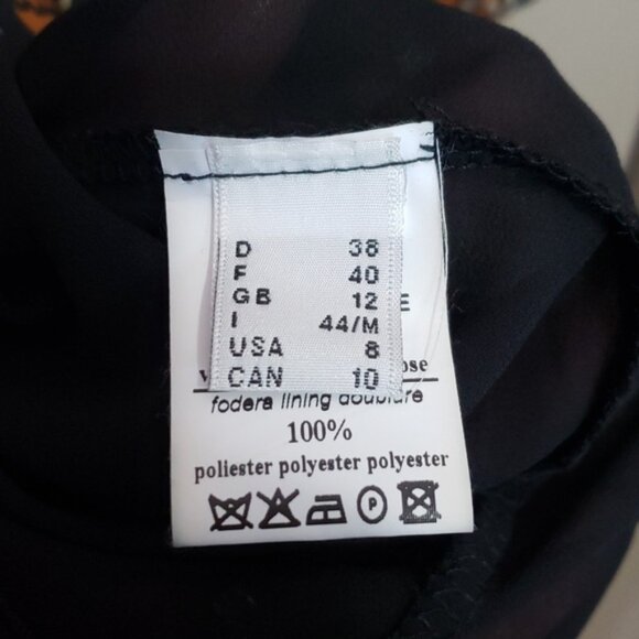 NWT ANTHROPOLOGY  Ottod'Ame Tigress long sleeve surplice neck tiger dress size 8 - Picture 8 of 9